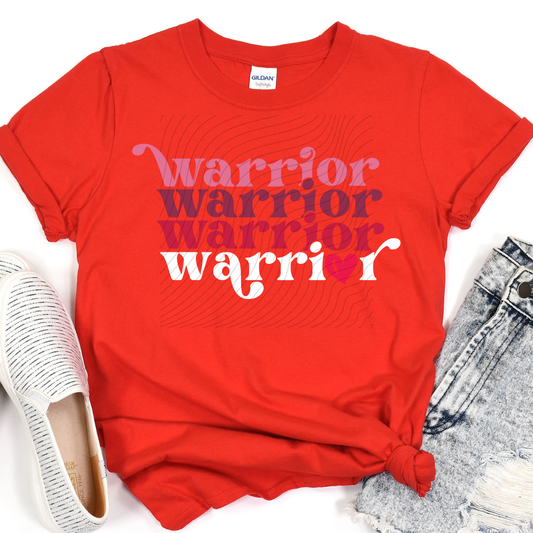 WARRIOR STACKED - DTF TRANSFER