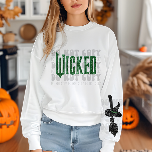 WICKED GREEN W/ SLEEVE - DTF TRANSFER
