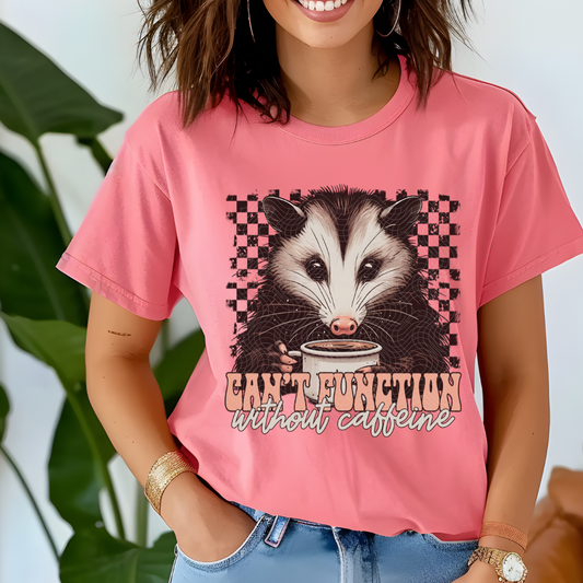 CAN'T FUNCTION WITHOUT CAFFEINE - DTF TRANSFER