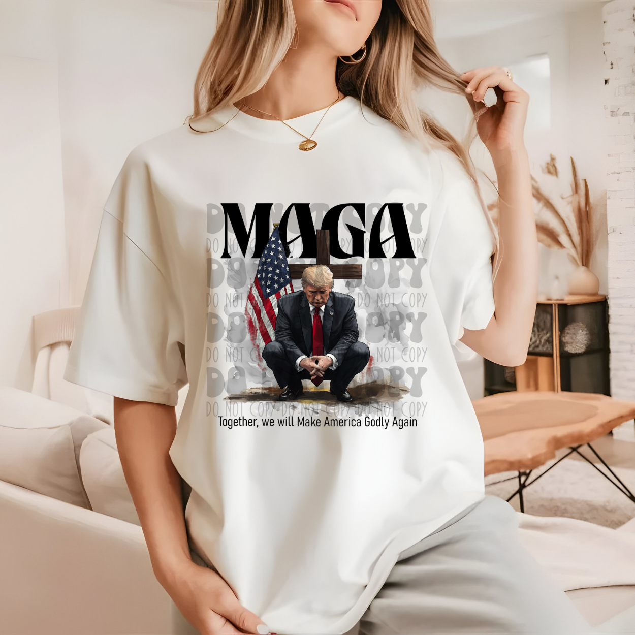 MAGA, GODLY AGAIN - DTF TRANSFER