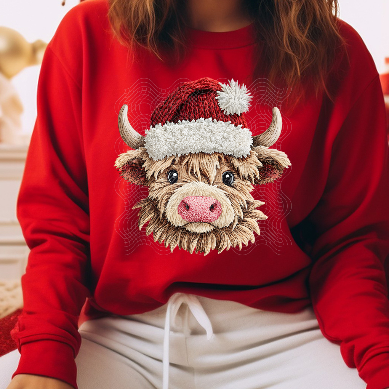 HIGHLAND COW CHRISTMAS - DTF TRANSFER