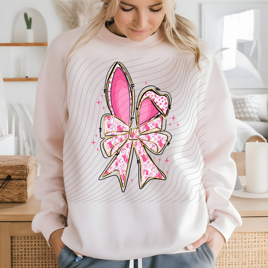 BOW BUNNY EARS - DTF TRANSFER