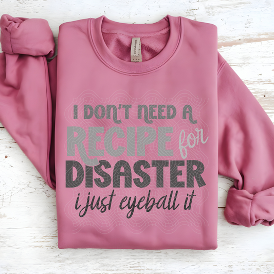 RECIPE FOR DISASTER - DTF TRANSFER