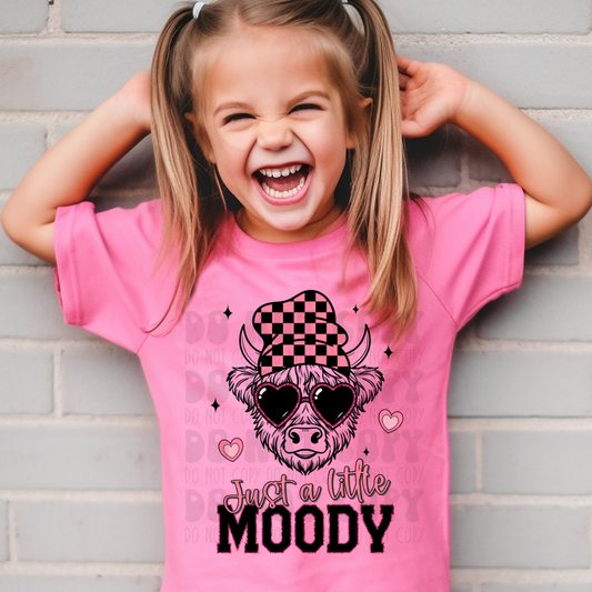 JUST A LITTLE MOODY PINK - DTF TRANSFER