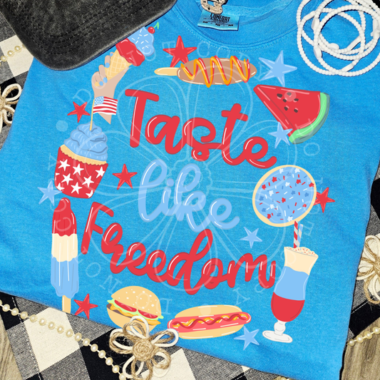 TASTE LIKE FREEDOM - DTF TRANSFER