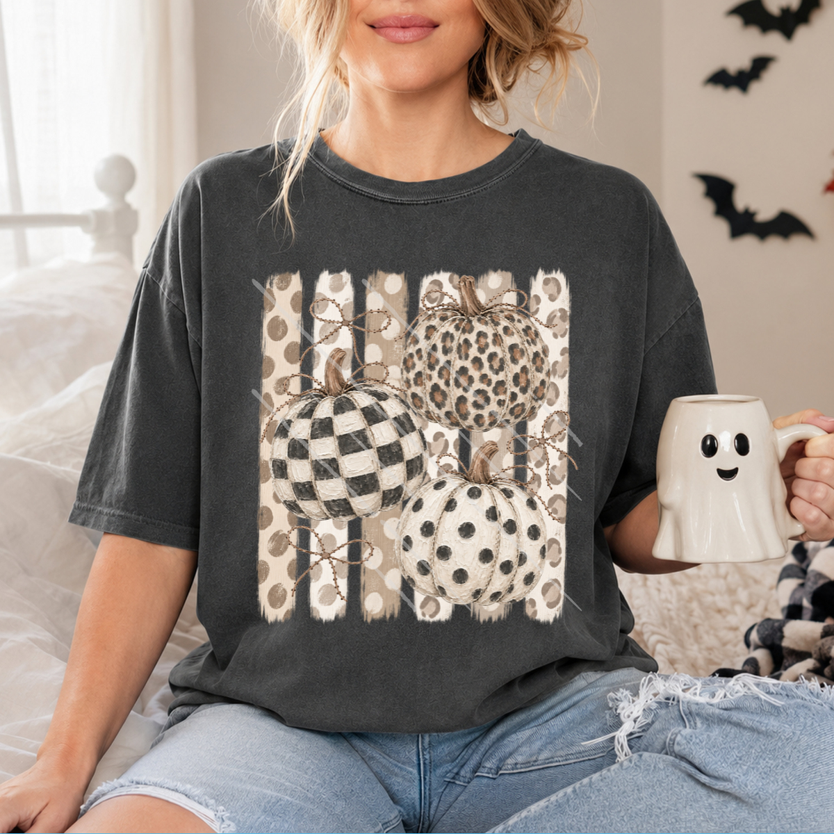 PATTERN PUMPKINS - DTF TRANSFER