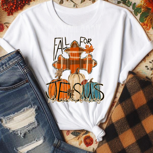 FALL FOR JESUS - DTF TRANSFER