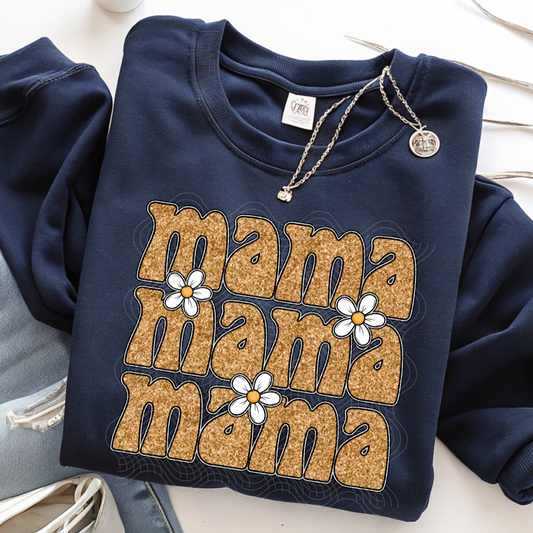 MAMA GOLD SHIMMER - DTF TRANSFER