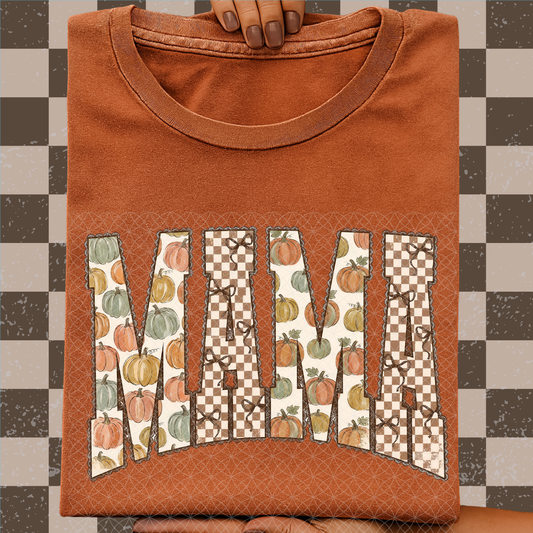 MAMA FALL PATTERNS - DTF TRANSFER