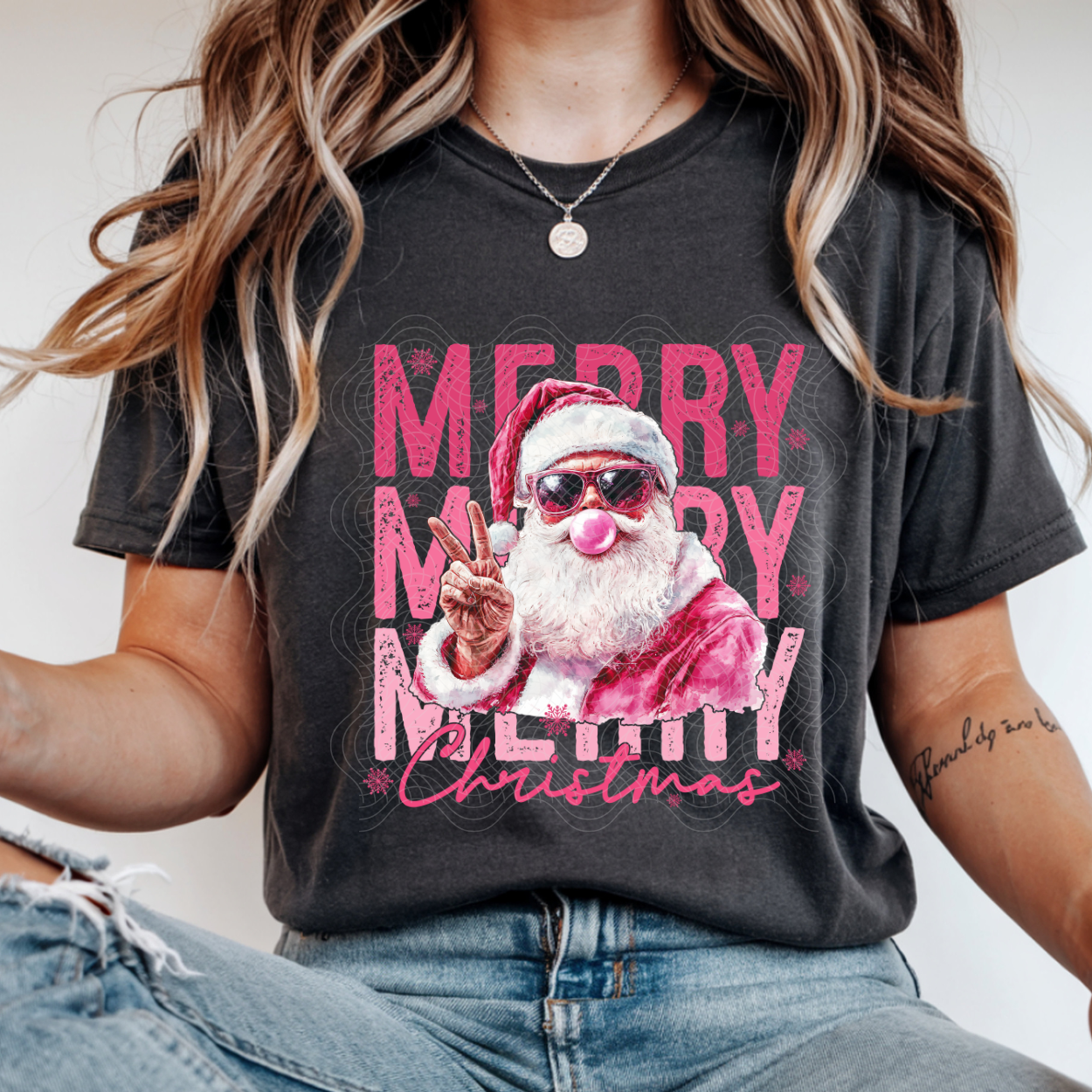 MERRY CHRISTMAS SANTA - DTF TRANSFER