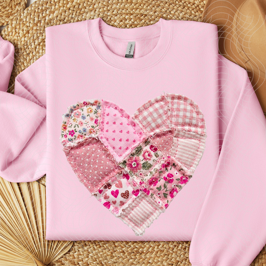 PATCHWORK HEART - DTF TRANSFER