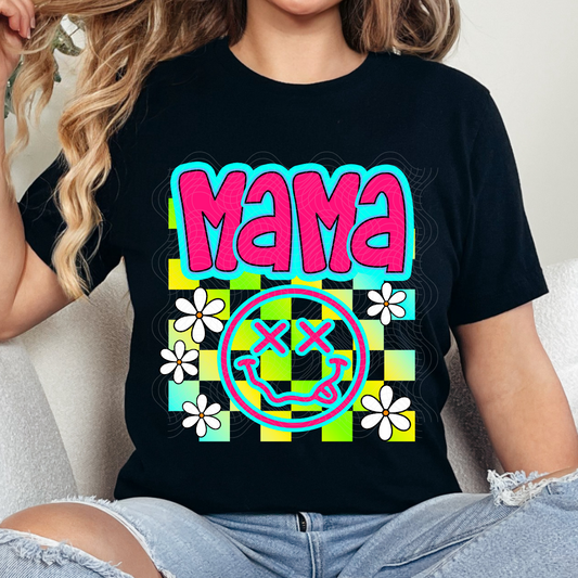 BRIGHT MAMA CHECK - DTF TRANSFER
