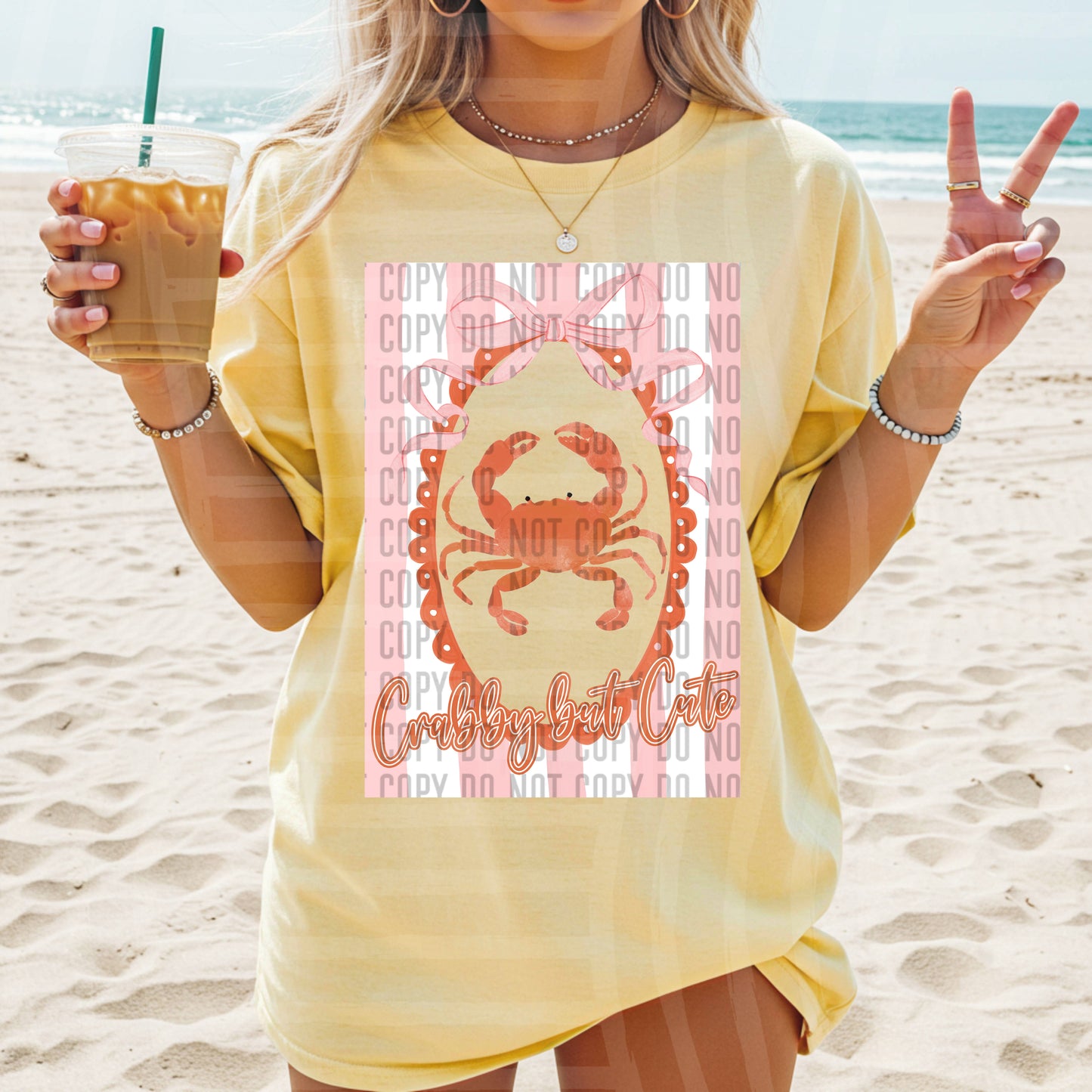CRABBY BUT CUTE - DTF TRANSFER
