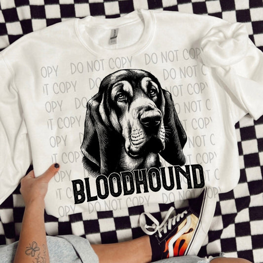 BLOODHOUND DOG - DTF TRANSFER