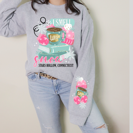 I SMELL SNOW W/ SLEEVE - DTF TRANSFER