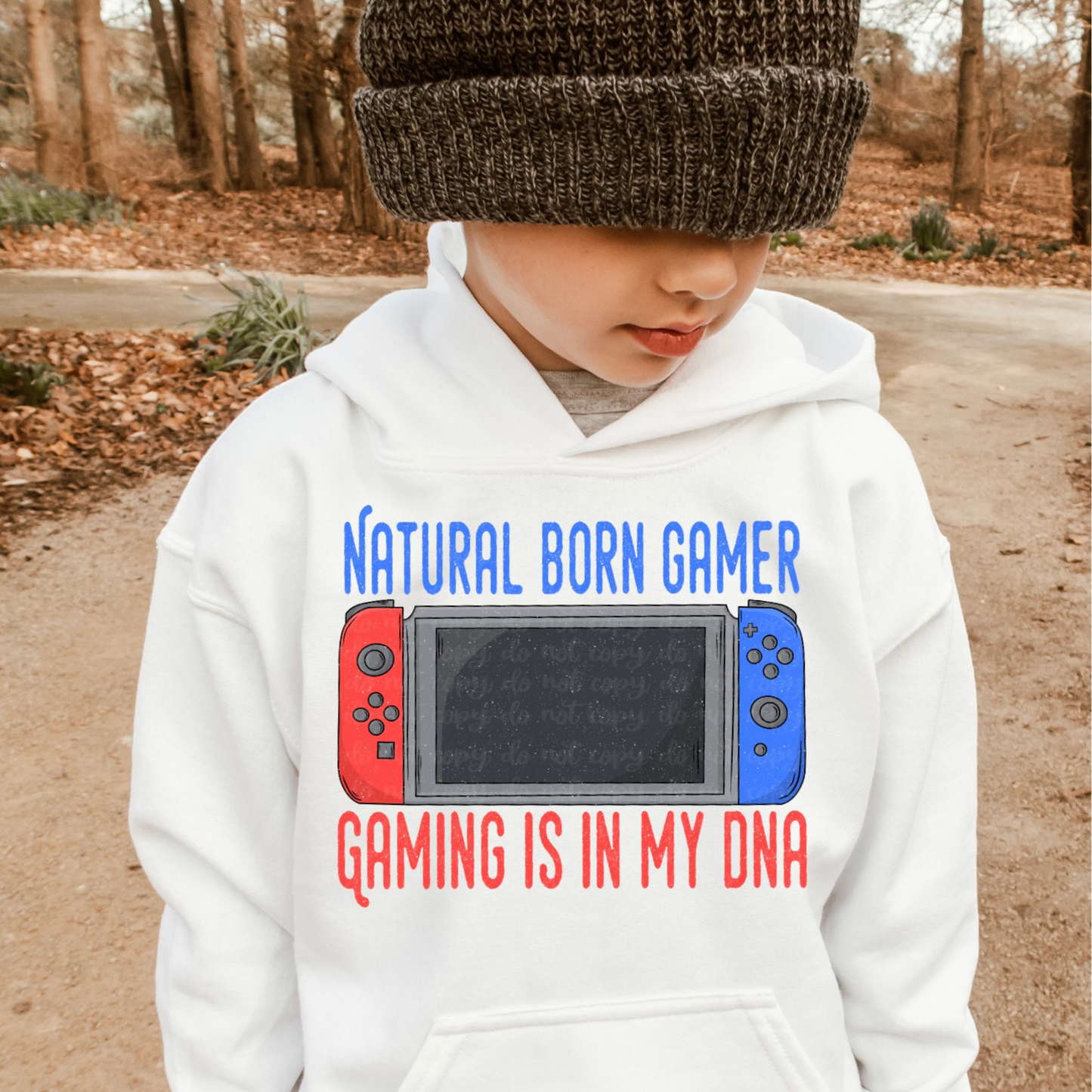 GAMER BLUE/RED - DTF TRANSFER