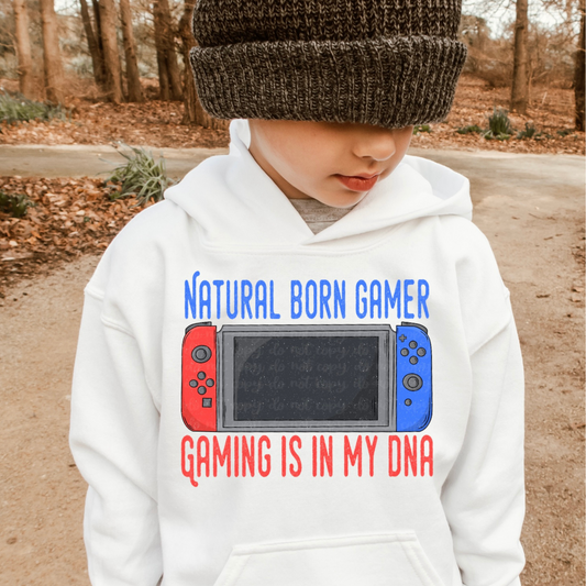 GAMER BLUE/RED - DTF TRANSFER