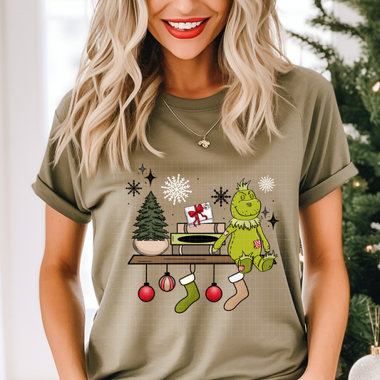GREEN GUY BOOKSHELF - DTF TRANSFER