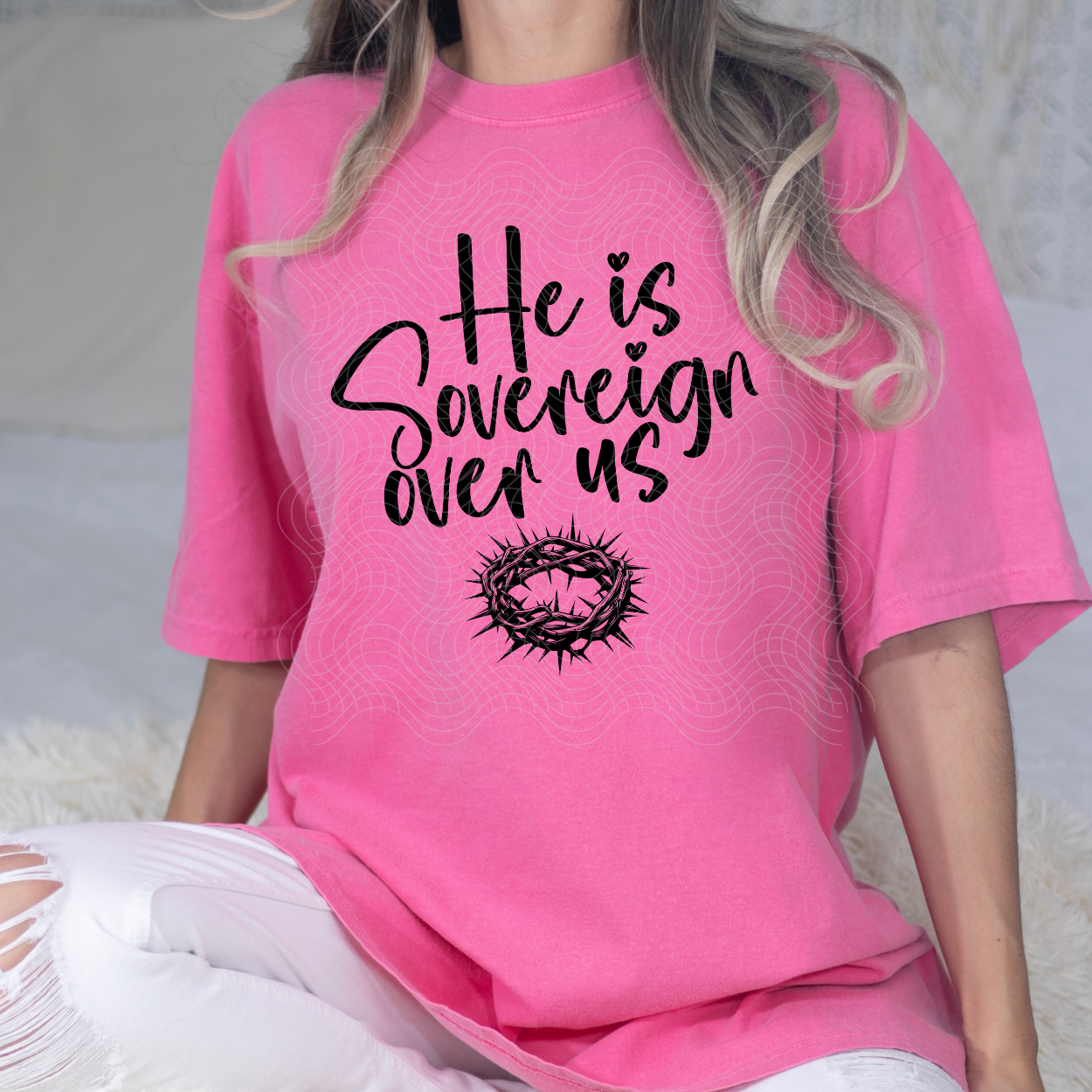 HE IS SOVEREIGN OVER US - DTF TRANSFER