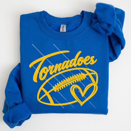 TORNADOES GOLD - DTF TRANSFER