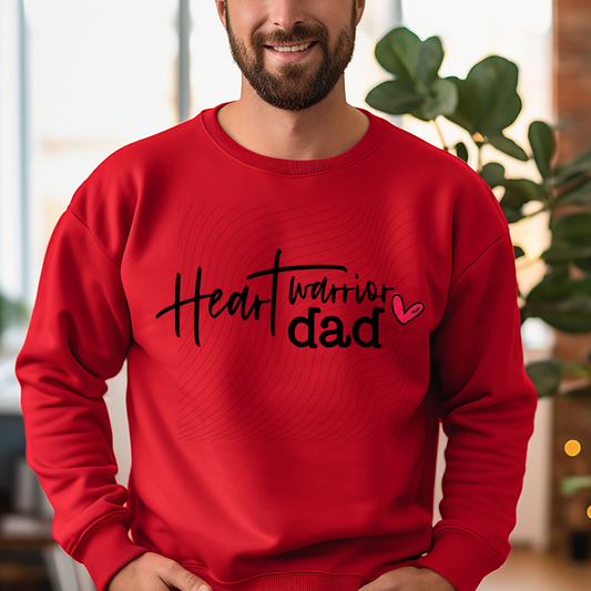 HEART WARRIOR DAD - DTF TRANSFER