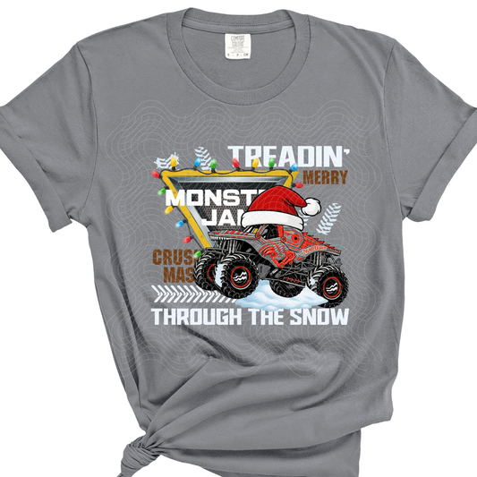 TREADIN THROUGH THE SNOW - DTF TRANSFER