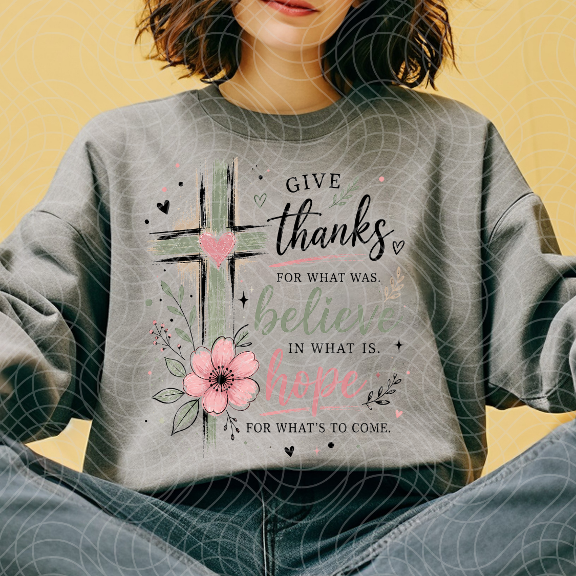 THANKS BELIEVE HOPE -DTF TRANSFER