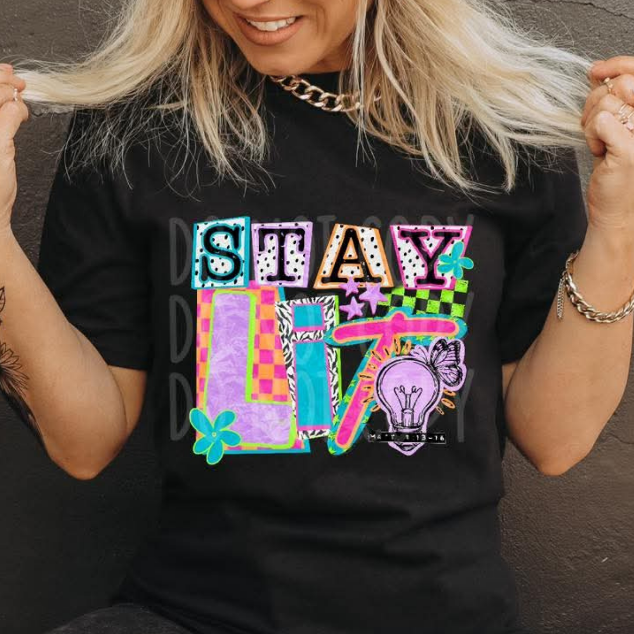 STAY LIT - DTF TRANSFER