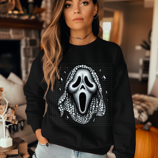 RHINESTONE SCREAM - DTF TRANSFER
