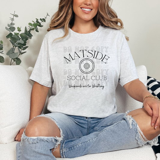 MATSIDE SOCIAL CLUB BLK - DTF TRANSFER