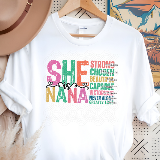 SHE IS NANA - DTF TRANSFER
