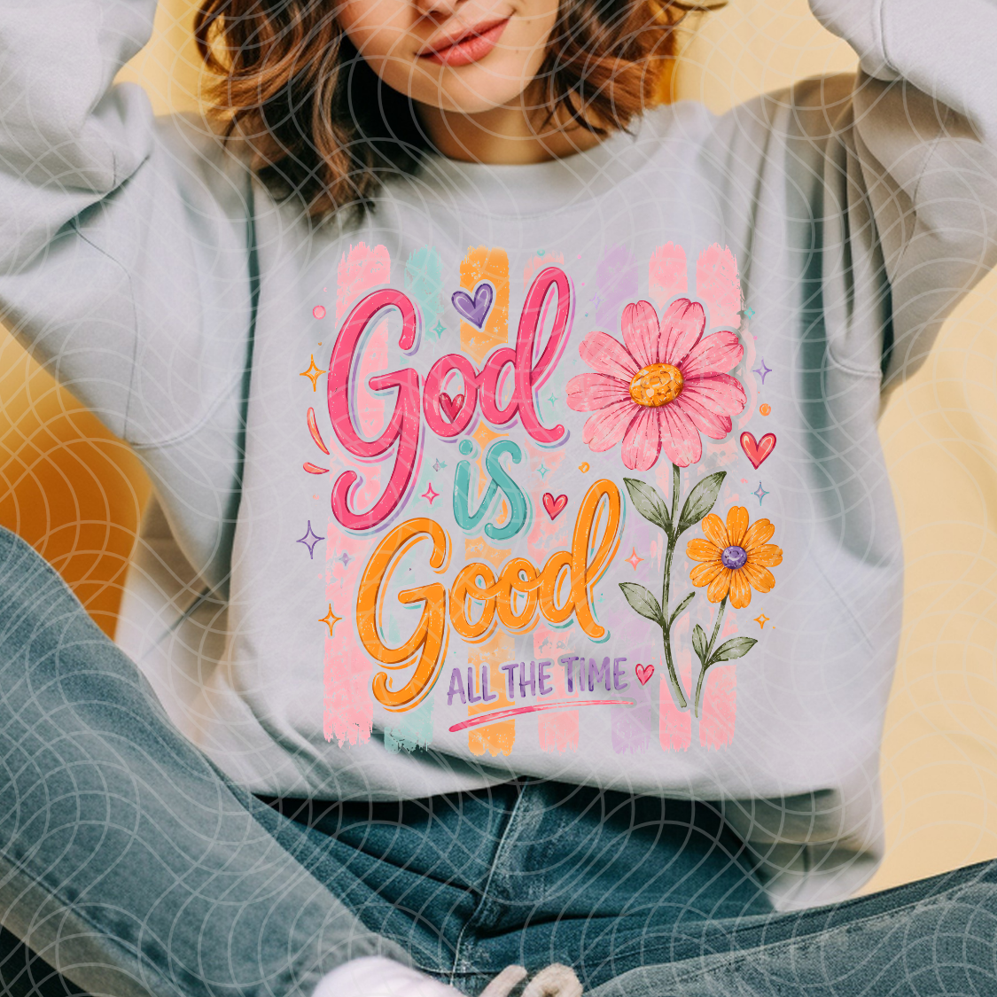 GOD IS GOOD -DTF TRANSFER