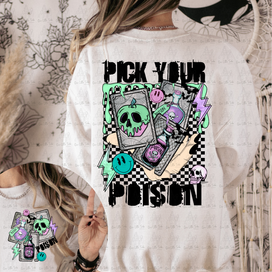 PICK YOUR POISON W/ POCKET - DTF TRANSFER