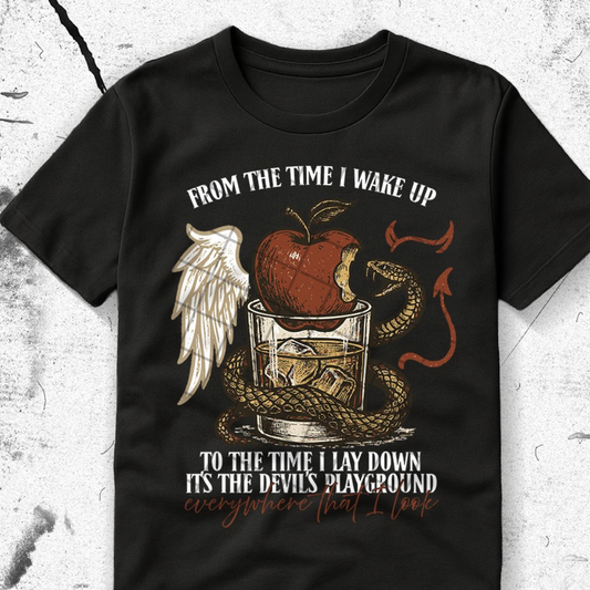 DEVILS PLAYGROUND WHT TEXT - DTF TRANSFER