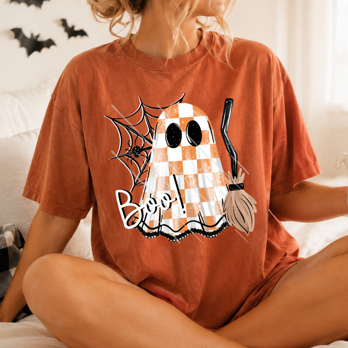 BOO CHECKER GHOST - DTF TRANSFER