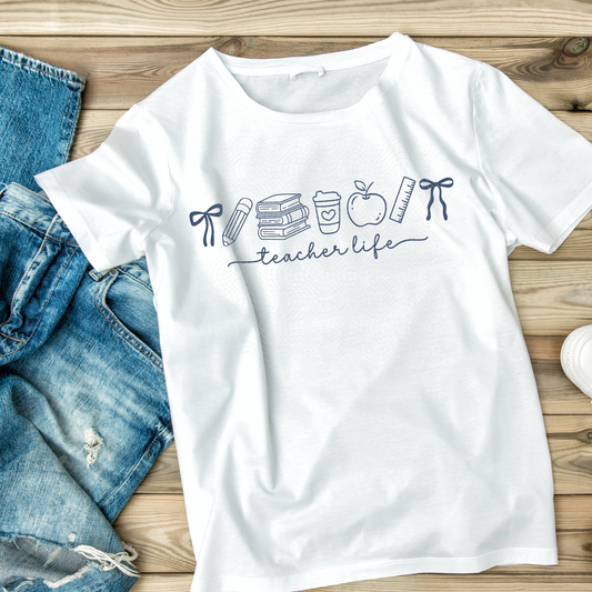 TEACHER LIFE ICONS - DTF TRANSFER