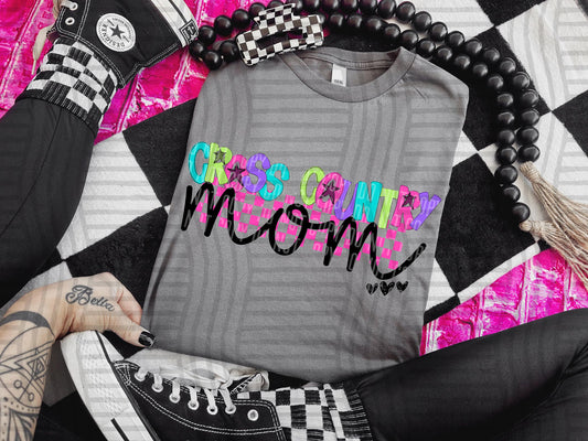 CROSS COUNTRY MOM - DTF TRANSFER