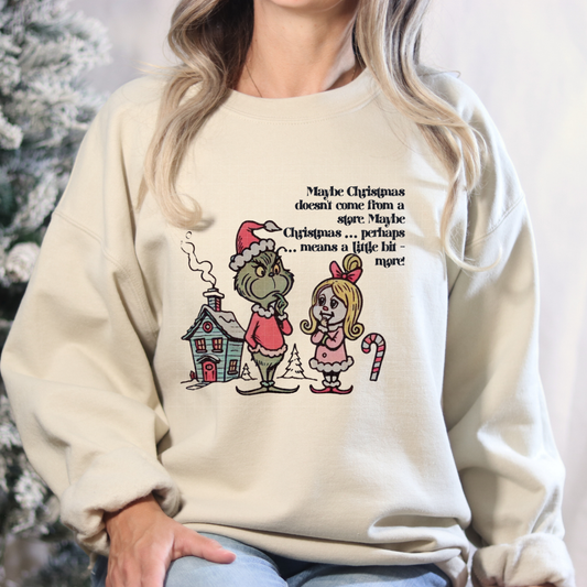 MAYBE CHRISTMAS BLK - DTF TRANSFER