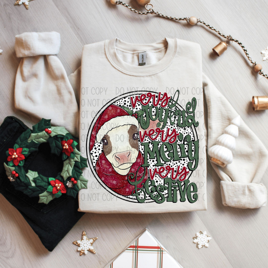 VERY JOYFUL, VERY MERRY, VERY FESTIVE - DTF TRANSFER