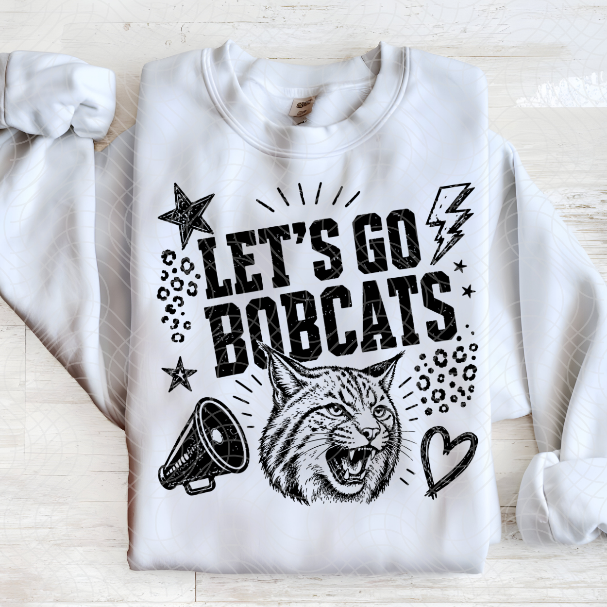 LET'S GO BOBCATS - DTF TRANSFER