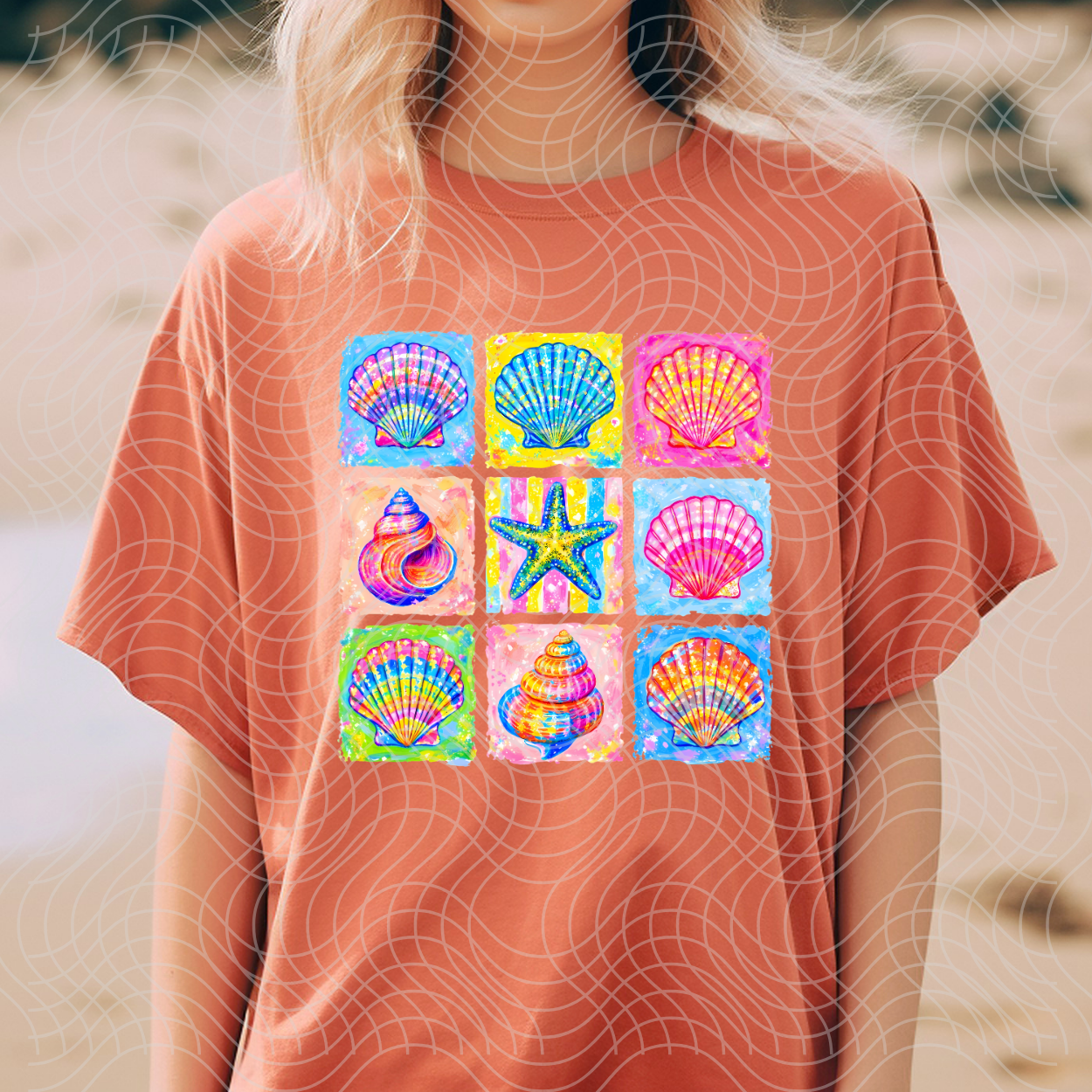 SEA SHELLS - DTF TRANSFER