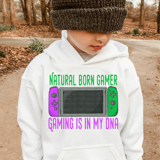 GAMER GREEN/PURPLE - DTF TRANSFER