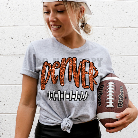 DENVER - FAUX SEQUIN - DTF TRANSFER