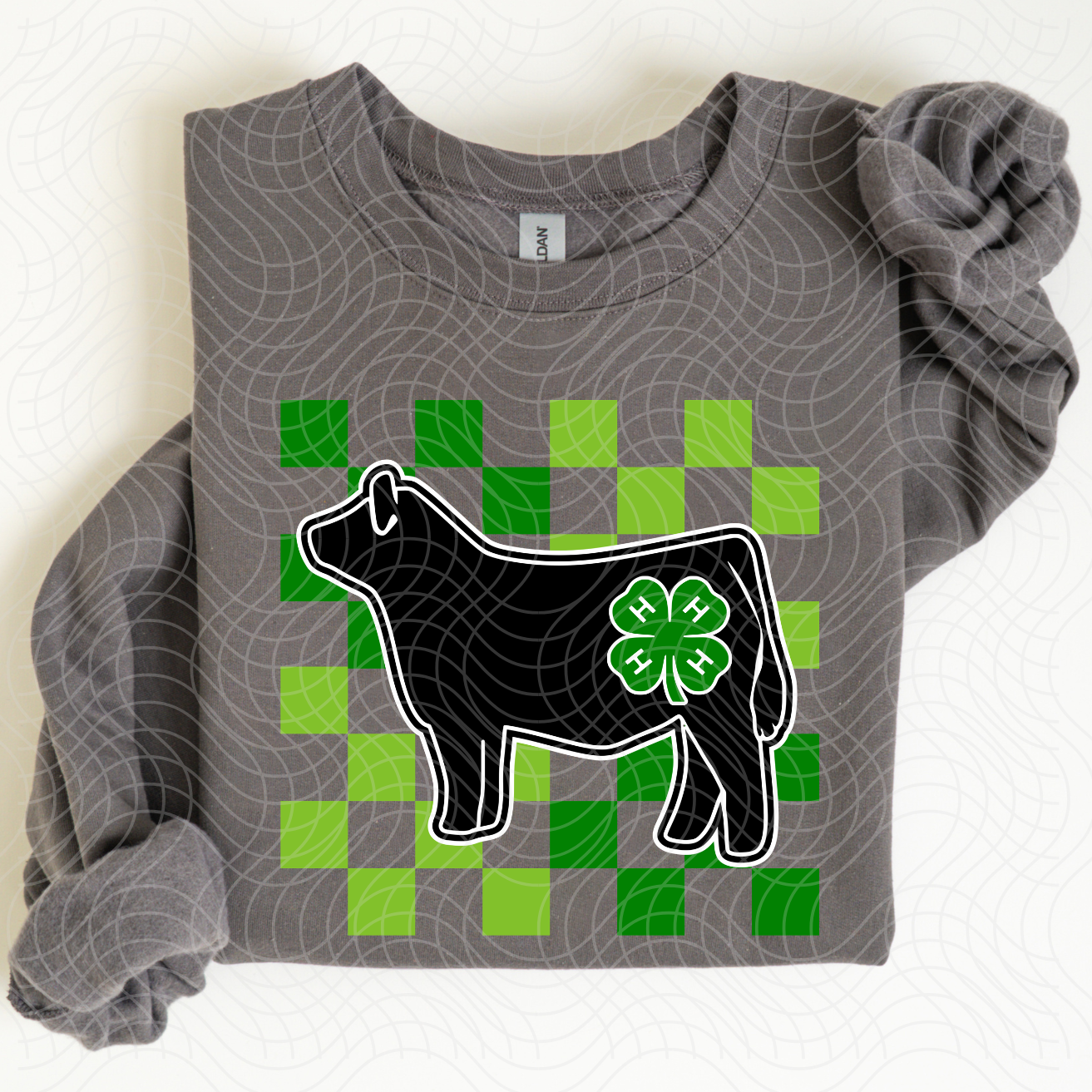 STEER CHECKERED - DTF TRANSFER