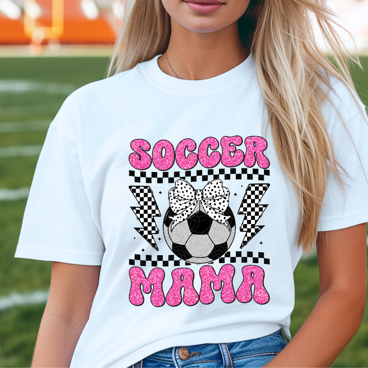 SOCCER MAMA PINK - DTF TRANSFER