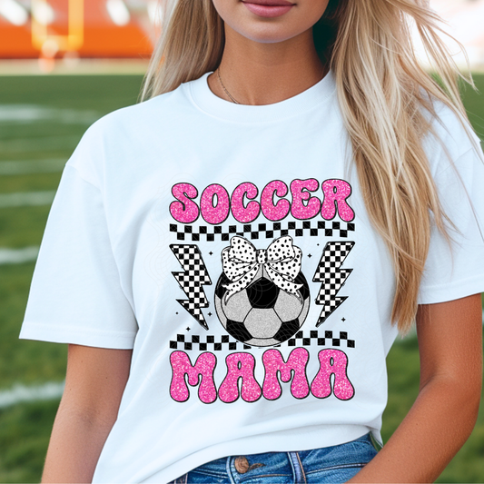 SOCCER MAMA PINK - DTF TRANSFER