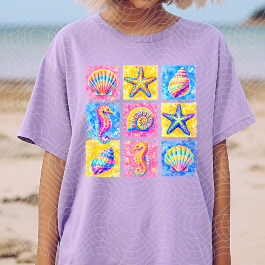 SEA SHELLS - DTF TRANSFER