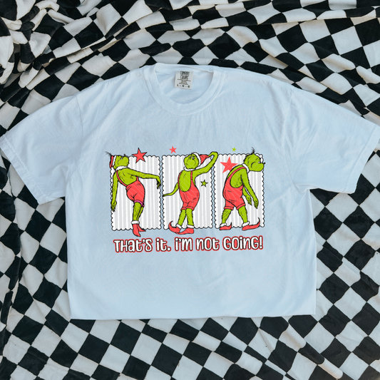 NOT GOING RED - DTF TRANSFER