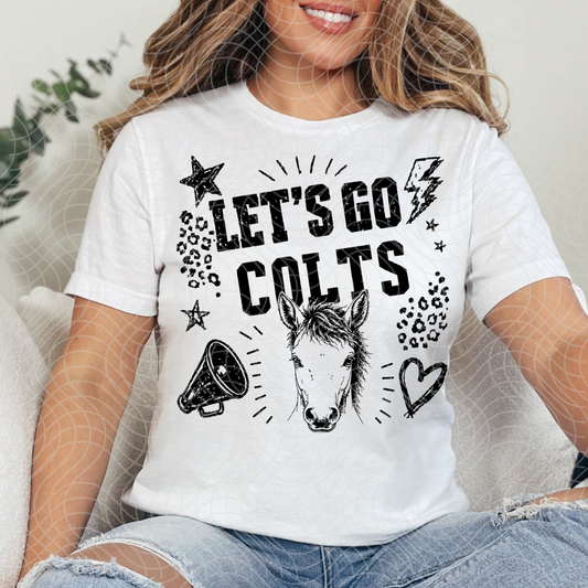 LET'S GO COLTS - DTF TRANSFER