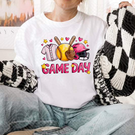 GAME DAY SOFTBALL - DTF TRANSFER